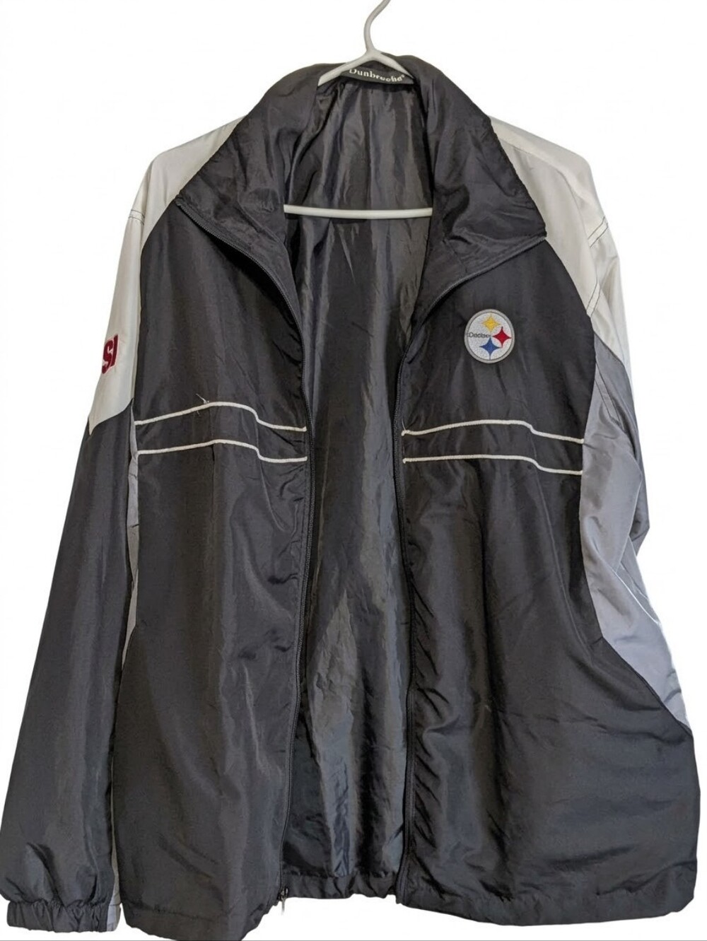 Vintage Dunbrooke Sports Illustrated Pittsburgh Steelers Windbreaker Jacket SI